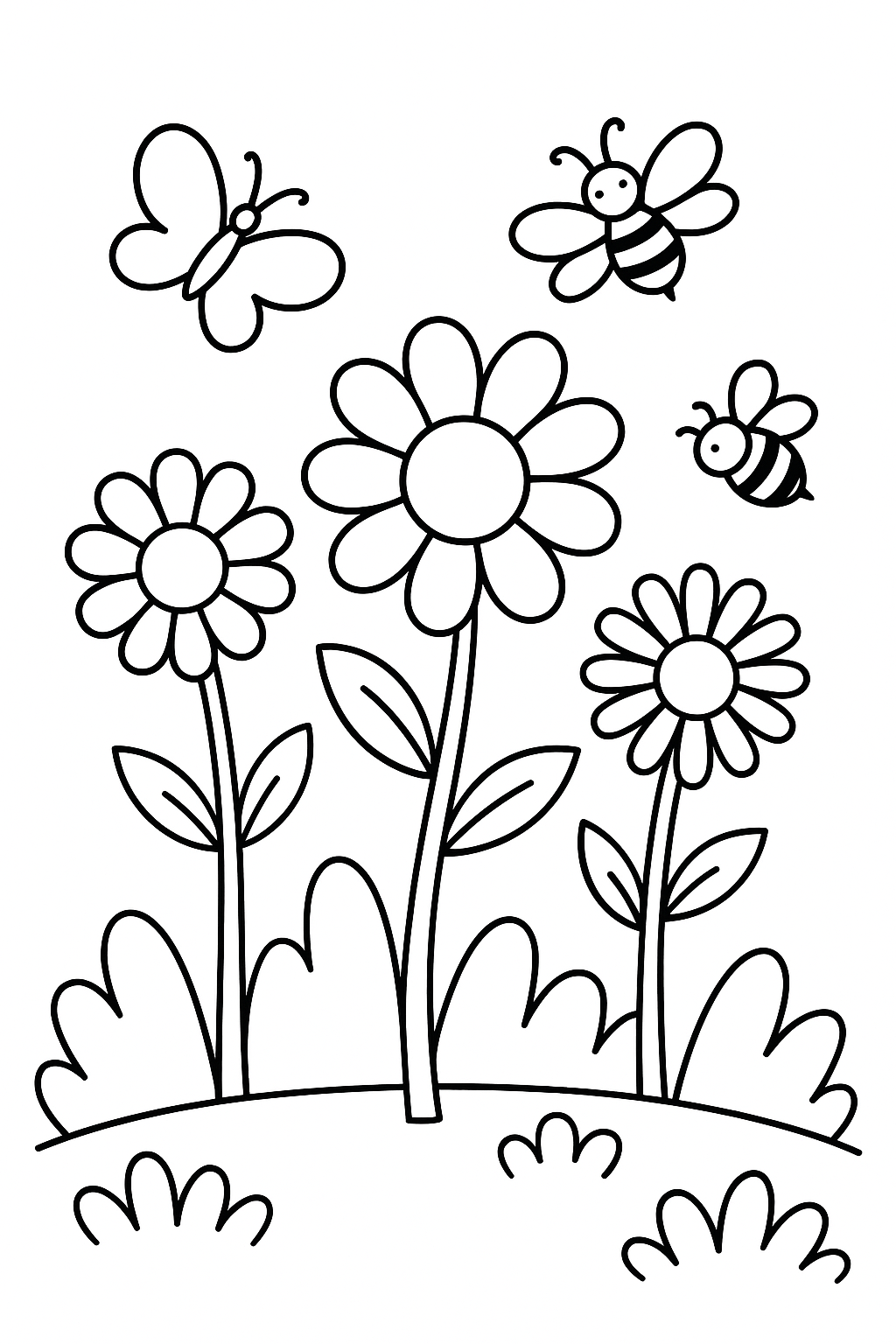 Desenhos de natureza para colorir