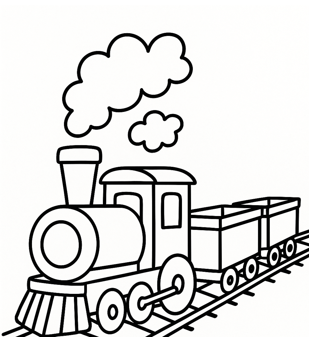 Desenhos de transportes para colorir