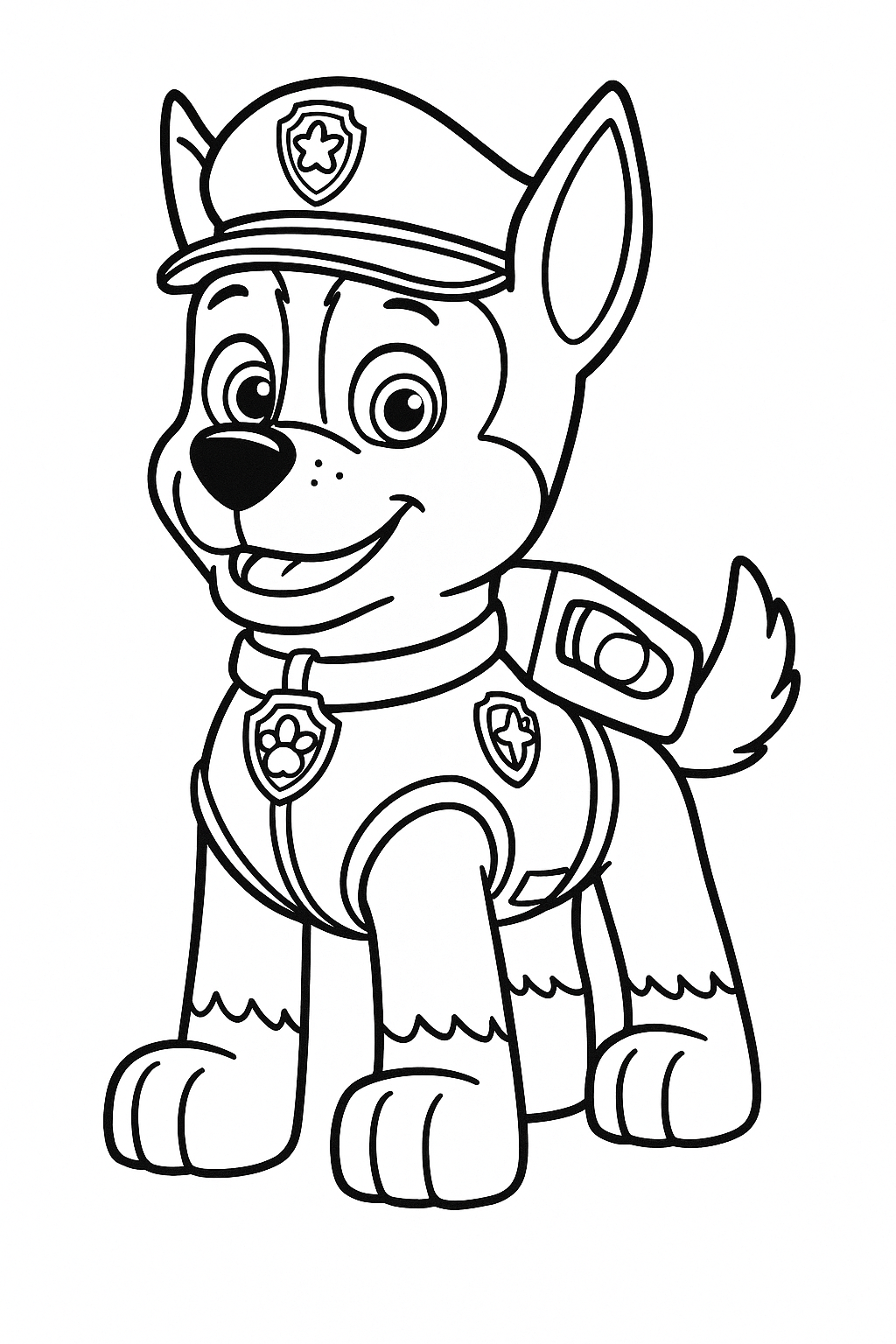 Desenhos da Patrulha Canina para colorir